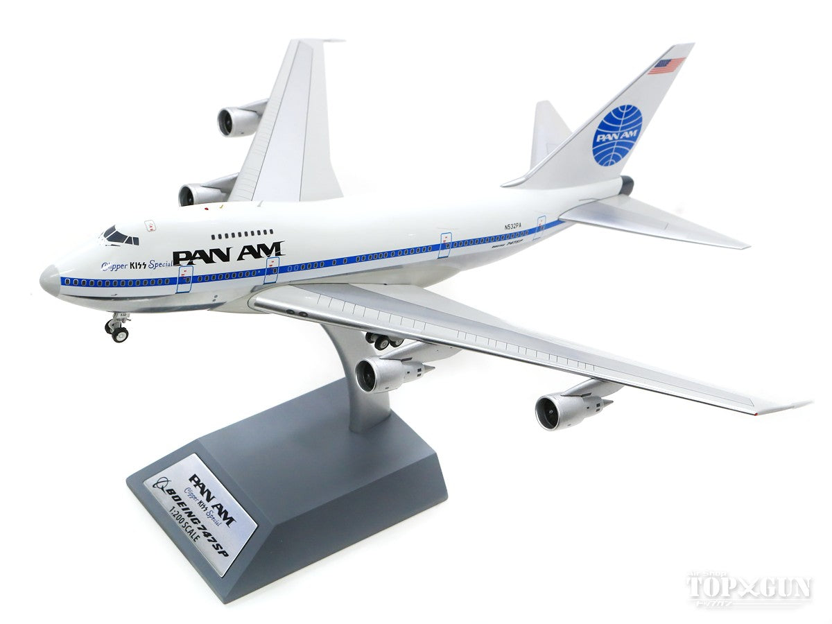 747SP Pan American World Airways 70s-80s Stand included, polished finish N532PA 1/200 *Made of metal [IF747SPPA0420P]