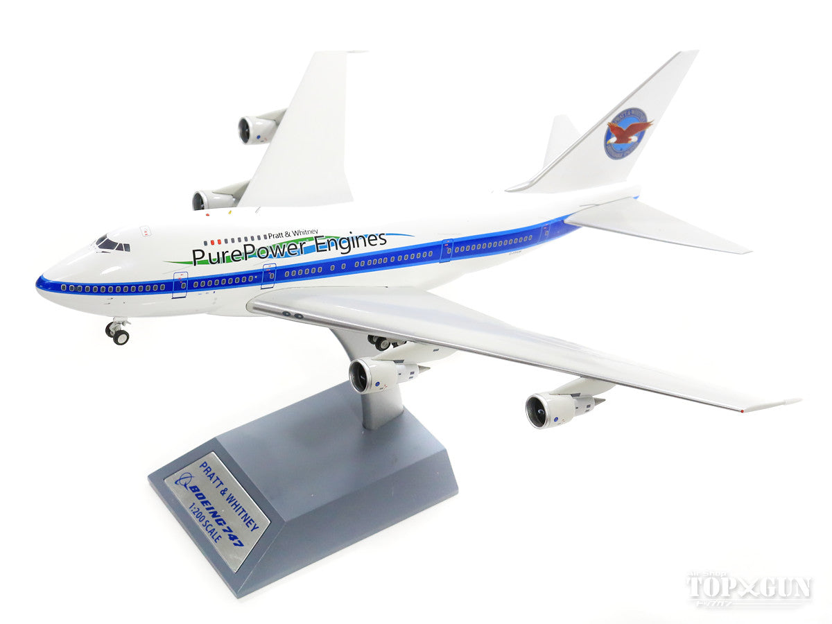 747SP プラットアンドホイットニー・カナダ社 エンジン試験機／テストベッド （スタンド付属） C-FPAW 1/200 ※金属製 [IF747SPPW01]