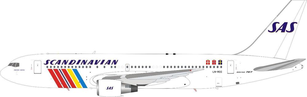 767-200ER スカンジナビア航空 LN-RCC 1/200 [IF762SK0721]