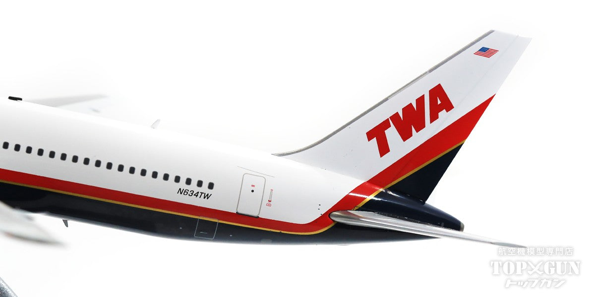 767-300ER TWAトランスワールド航空 98年頃 （スタンド付属） N634TW 1/200 [IF763TW1120]