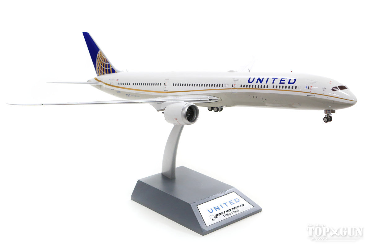 InFlight200 787-10 ユナイテッド航空 N14001 (スタンド付属) 1/200