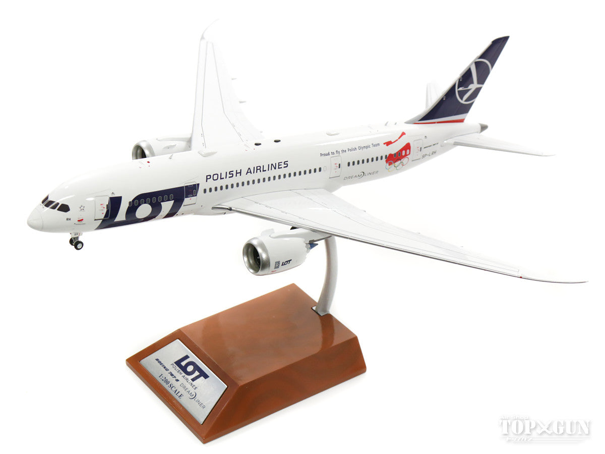 787-8 LOTポーランド航空  「2018 Olympic Winter Games」 SP-LRH (スタンド付属) 1/200 [IF787LOT002]