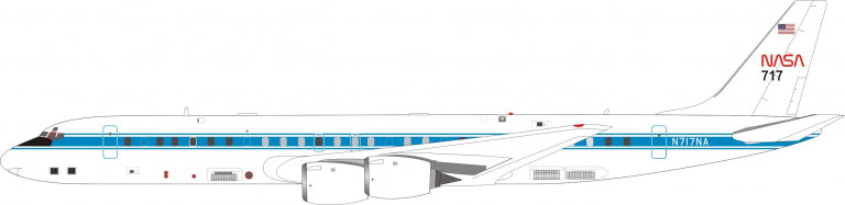 InFlight200 DC-8-72 NASAアメリカ航空宇宙局 1990年代 N717NA 1/200