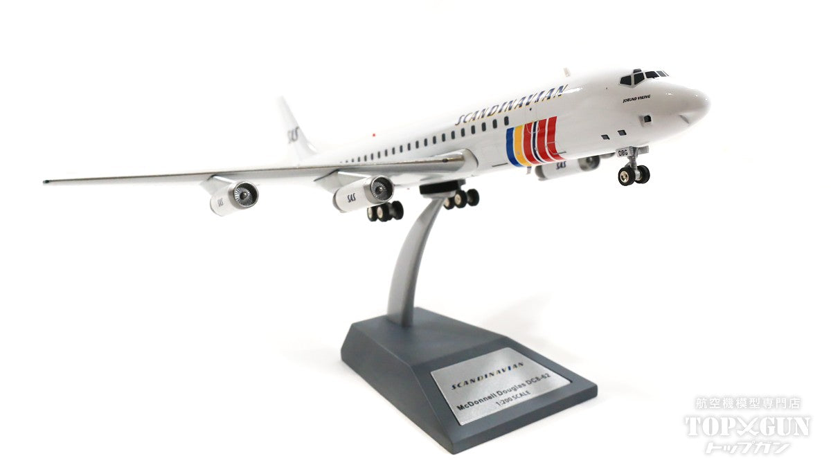 DC-8-62 SAS Scandinavian Airlines circa 1985 (stand included) SE-DBG 1/200 [IF862SK0919]