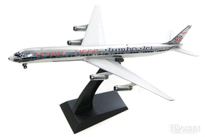 DC-8-63F（貨物型） フライングタイガー航空 60-70年代 「JumboJet」 ポリッシュ仕上 （スタンド付属） N779FT 1/200 ※金属製 [IF863FT01P]