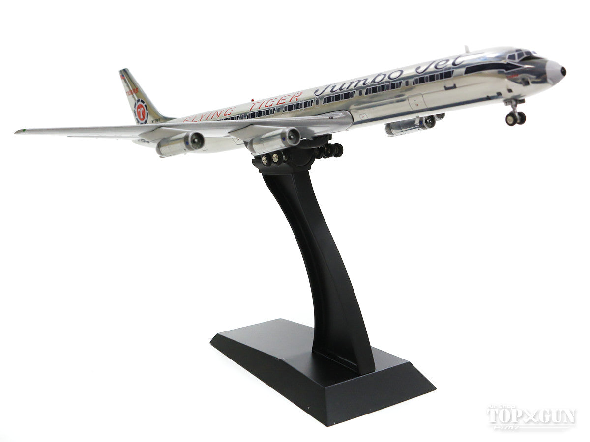 DC-8-63F (Cargo Type) Flying Tiger Airlines 60s-70s "JumboJet" Polished Finish (Stand Included) N779FT 1/200 *Made of Metal [IF863FT01P]