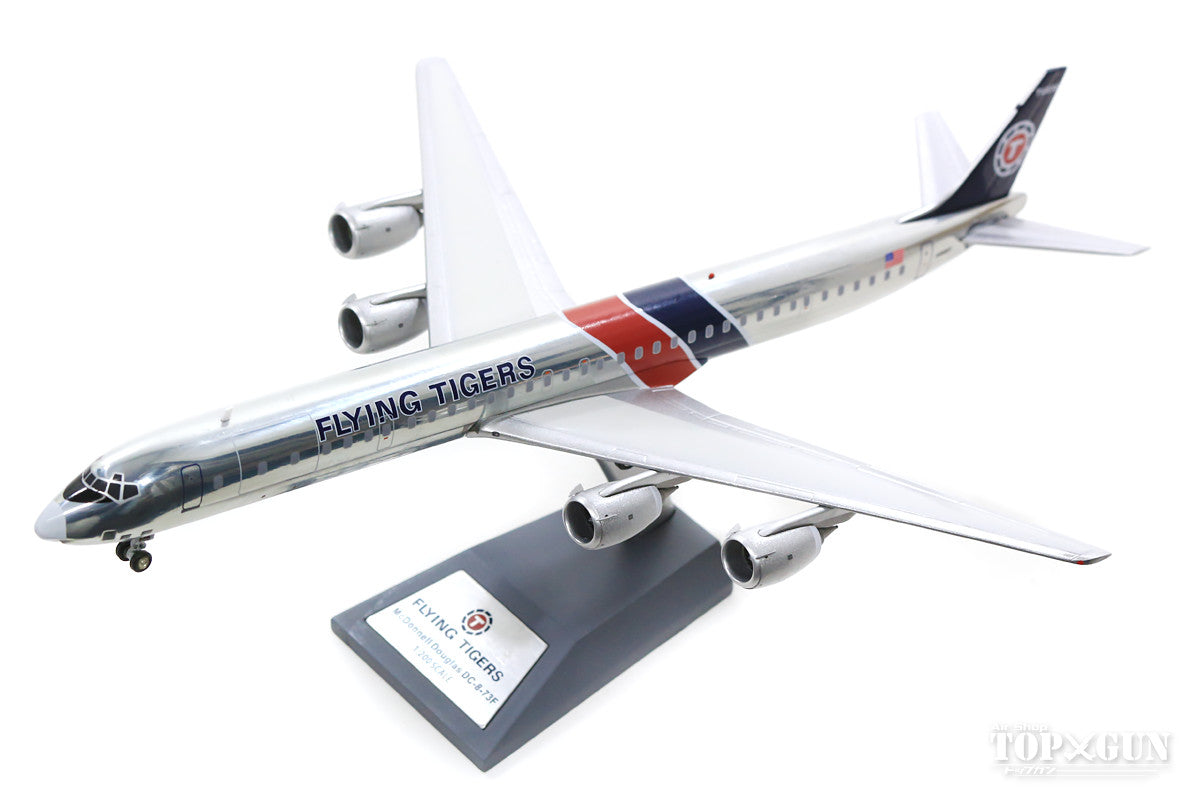 DC-8-73CF Flying Tiger Line N4865T Polished With Stand 1/200 [IF873FT1219P]