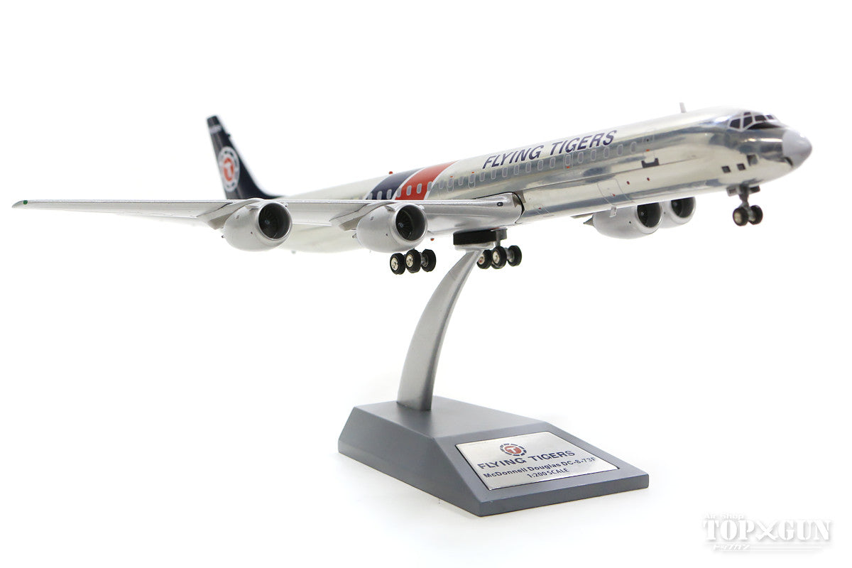 DC-8-73CF Flying Tiger Line N4865T Polished With Stand 1/200 [IF873FT1219P]