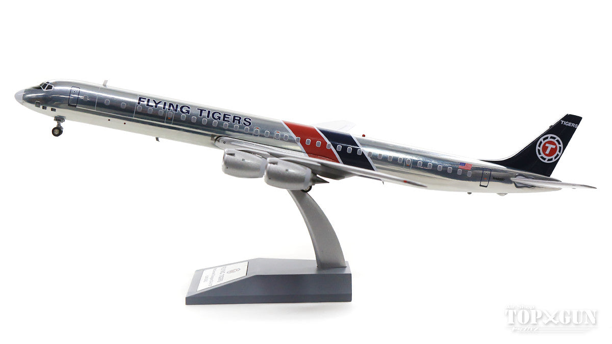 DC-8-73CF Flying Tiger Line N4865T Polished With Stand 1/200 [IF873FT1219P]