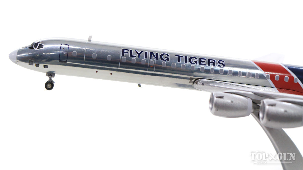 DC-8-73CF Flying Tiger Line N4865T Polished With Stand 1/200 [IF873FT1219P]