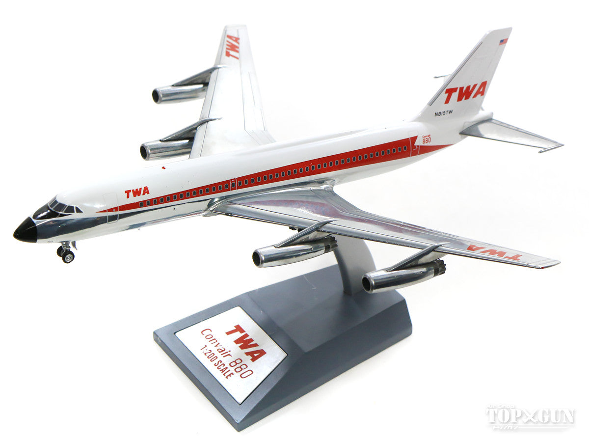 Convair CV-880 TWA Trans World Airlines N815TW Polished (stand included) 1/200 [IF880TW0119P]