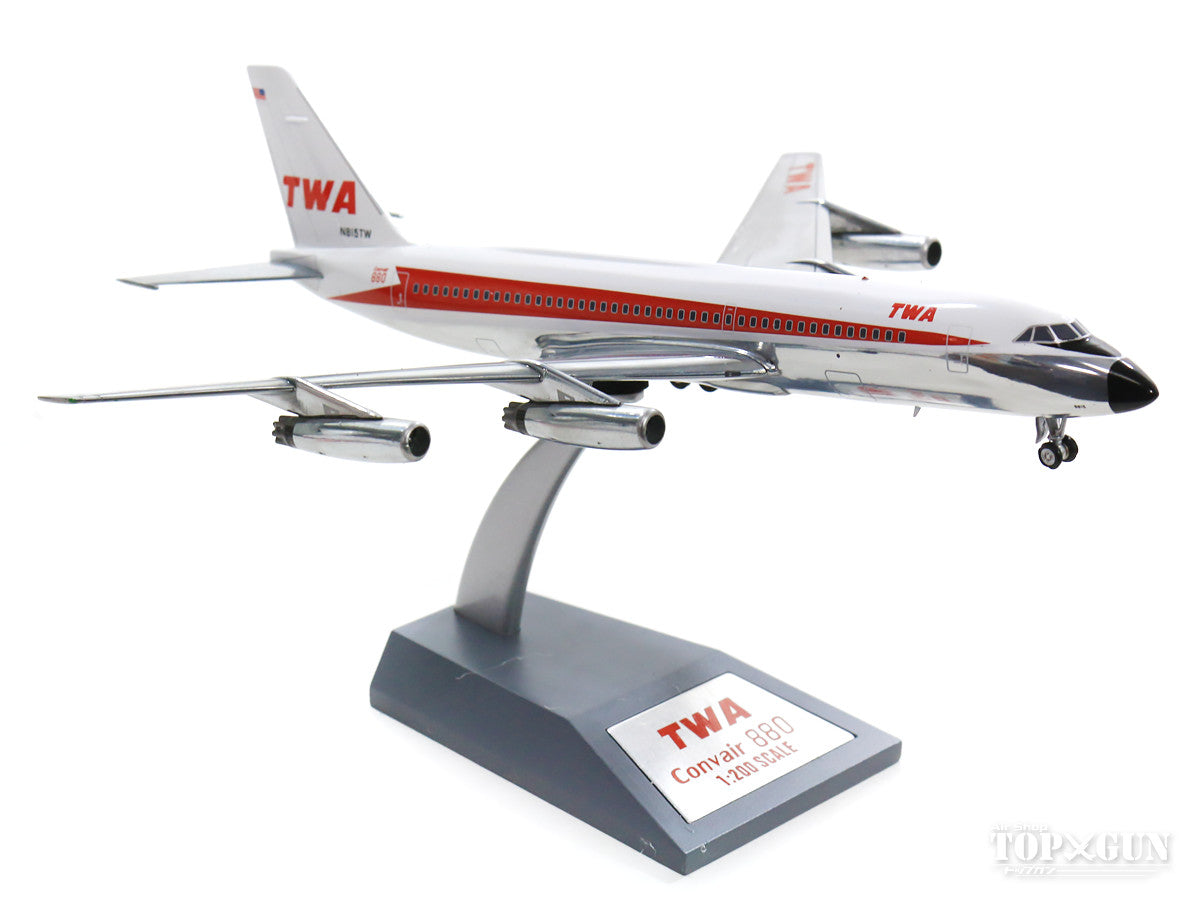 Convair CV-880 TWA Trans World Airlines N815TW Polished (stand included) 1/200 [IF880TW0119P]