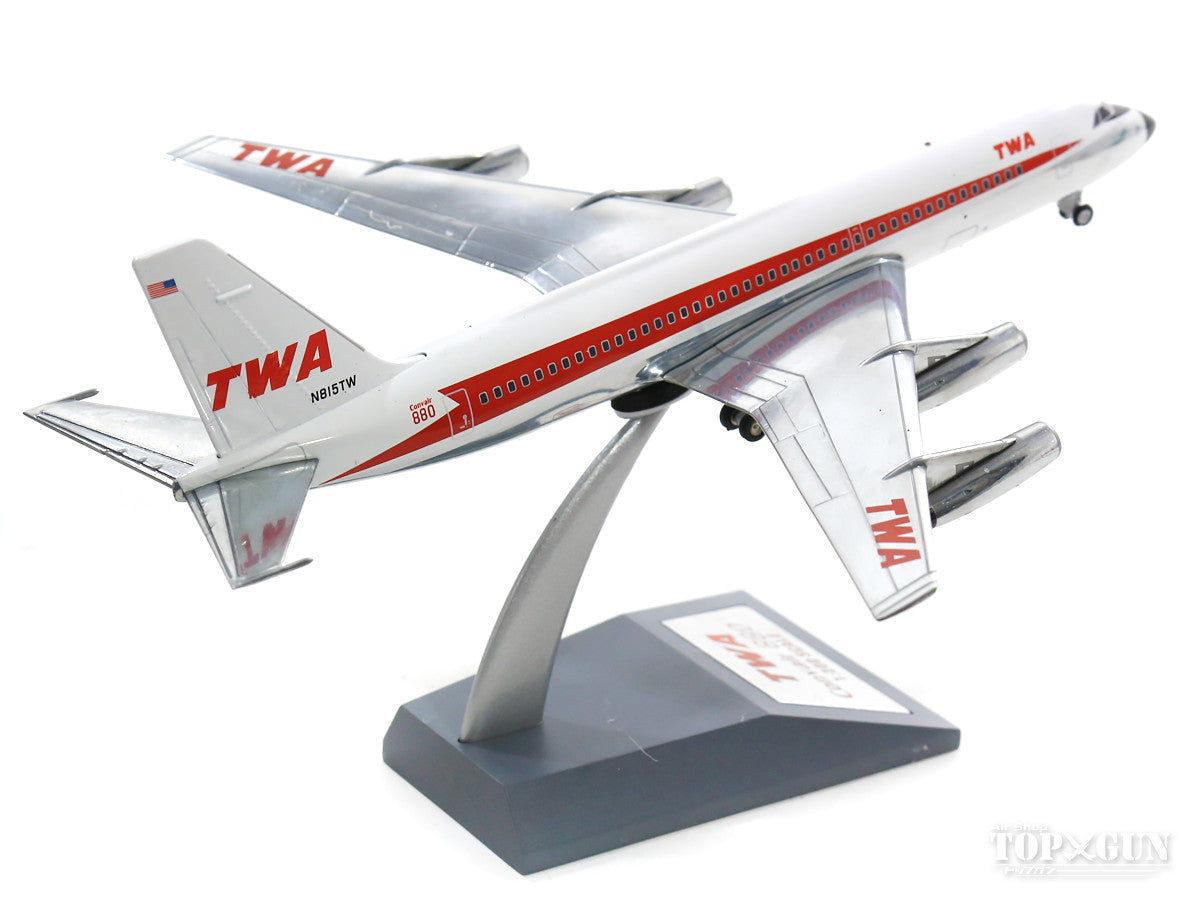 Convair CV-880 TWA Trans World Airlines N815TW Polished (stand included) 1/200 [IF880TW0119P]