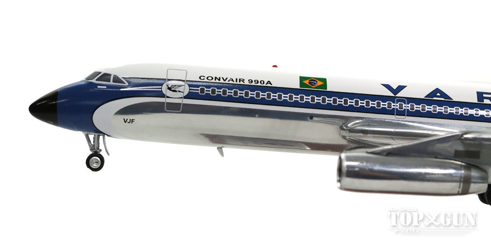 Convair 990A Varig Brazilian Airlines 1960s Polished finish (stand included) PP-VJF 1/200 *Made of metal [IF9901016P]