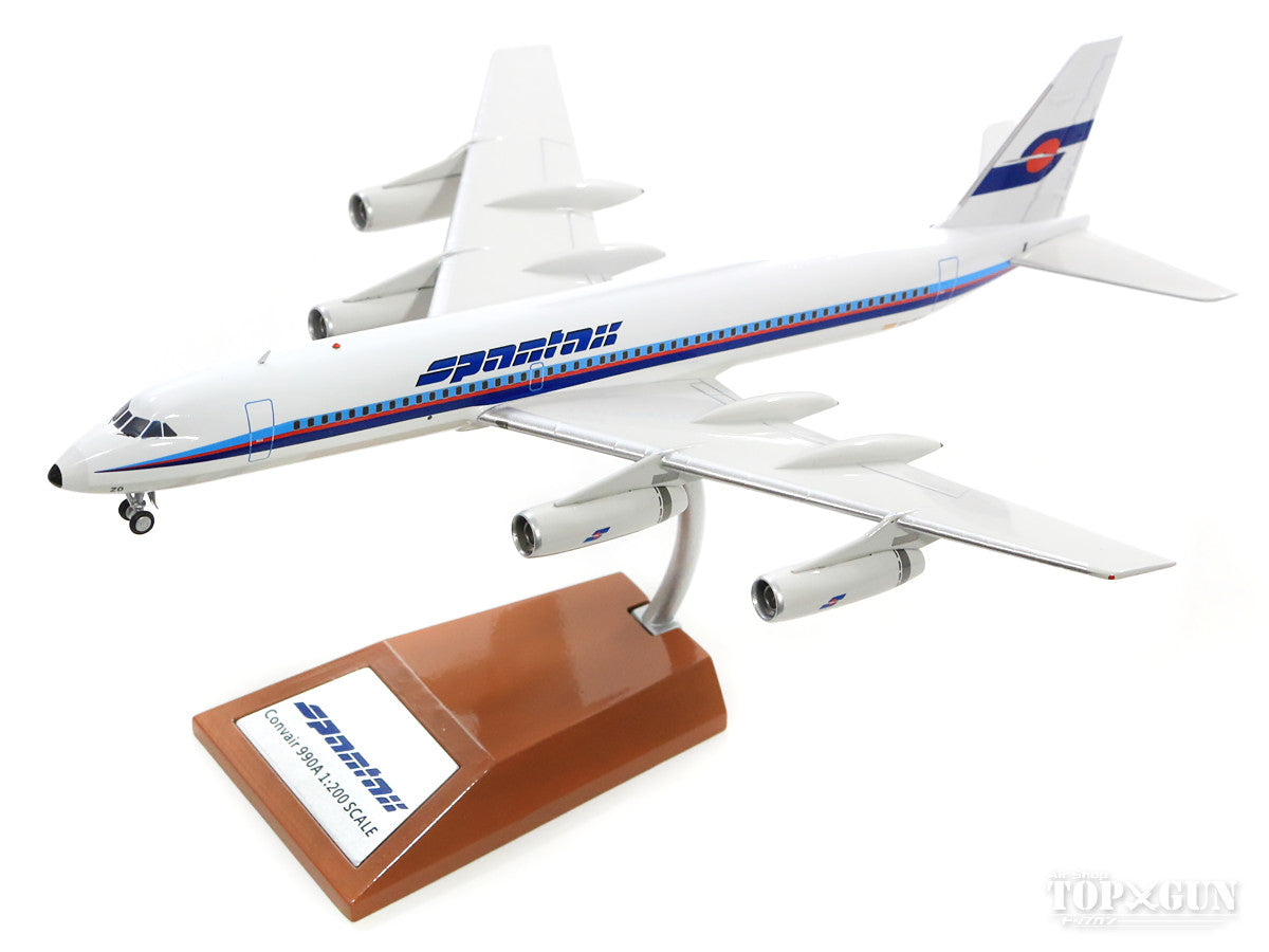 Convair 990A Spandex Airlines 80s EC-BZO (stand included) 1/200 *Made of metal [IF9901117]