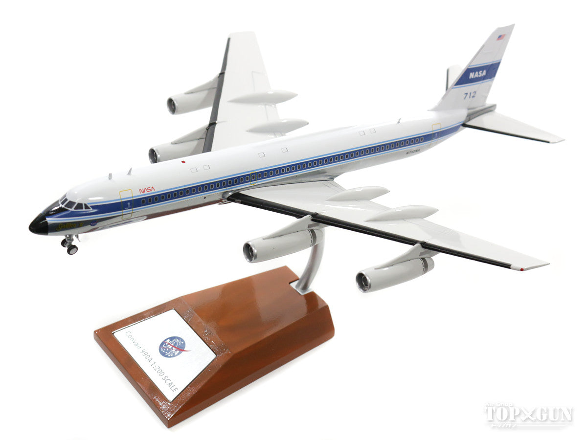 Convair 990A NASA National Aeronautics and Space Administration 1970s Polished finish (stand included) N712NA 1/200 *Made of metal [IF9901217P]