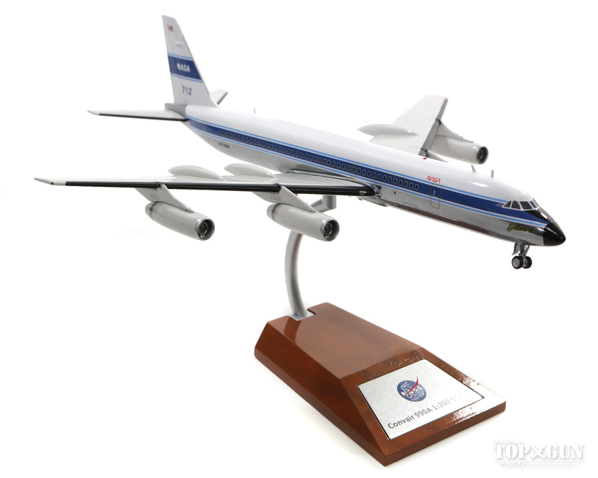 Convair 990A NASA National Aeronautics and Space Administration 1970s Polished finish (stand included) N712NA 1/200 *Made of metal [IF9901217P]