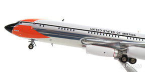 VC-137B （707-153B） アメリカ空軍 60年代 ポリッシュ仕上 #58-6971 （スタンド付属） 1/200 ※金属製 [IFAF1701001P]