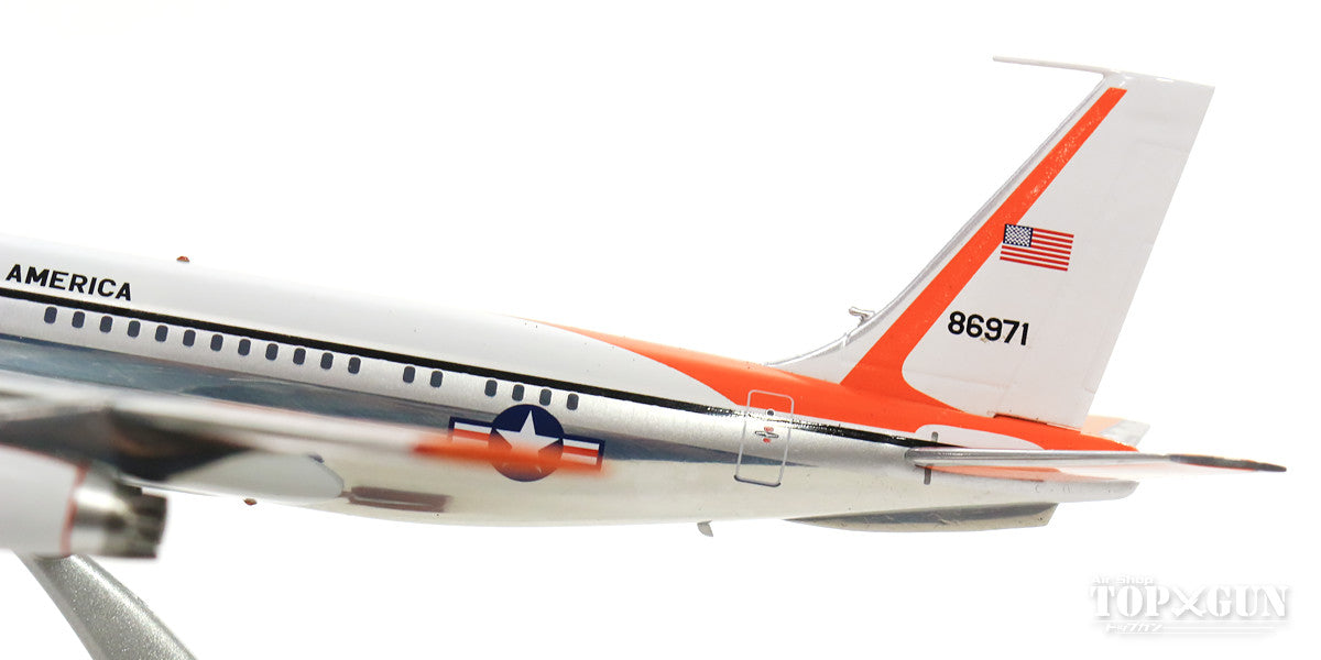 VC-137B (707-153B) US Air Force 1960s Polished finish #58-6971 (stand included) 1/200 *Made of metal [IFAF1701001P]