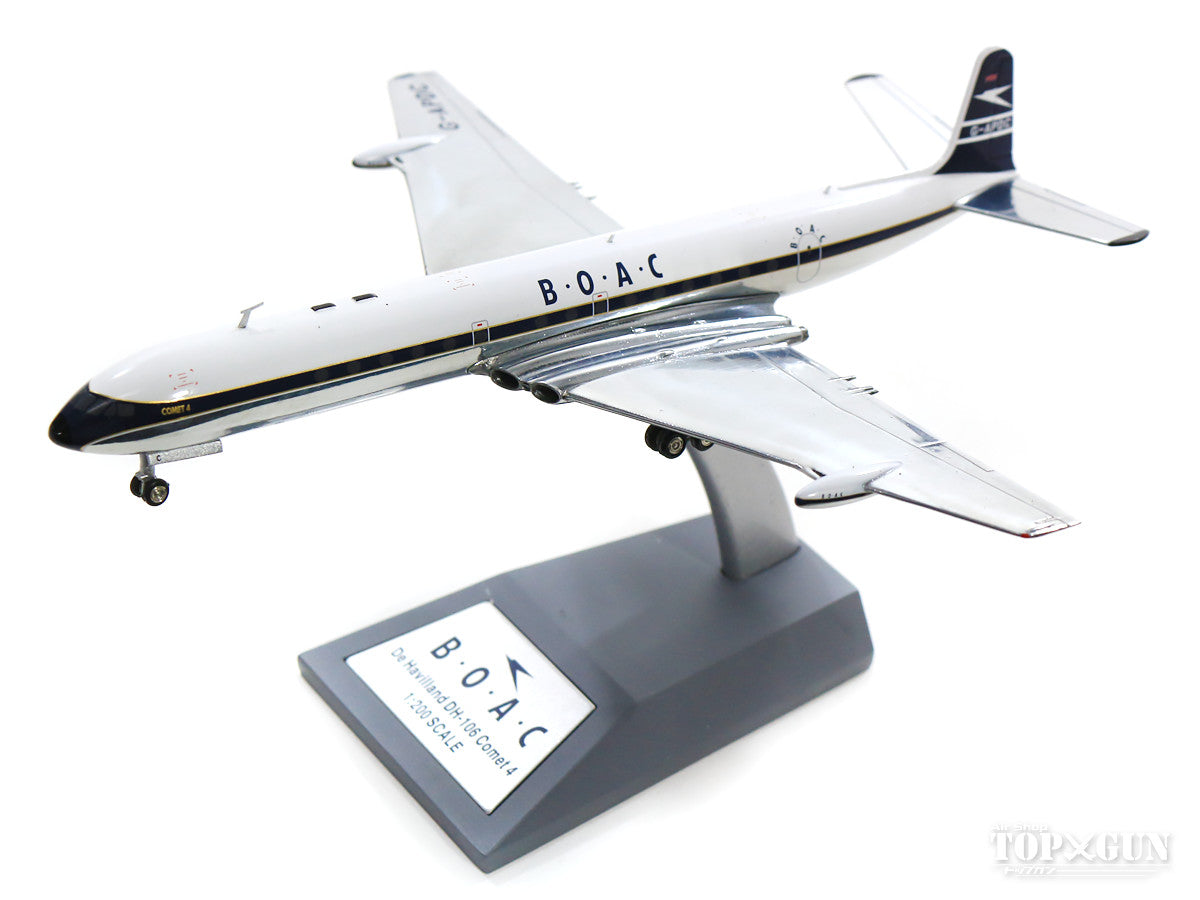 De Havilland DH.106 Comet 4 BOAC British Overseas Airways Corporation 1950s (stand included) G-APDC 1/200 *Made of metal [IFCOMETLHRIDL60P]