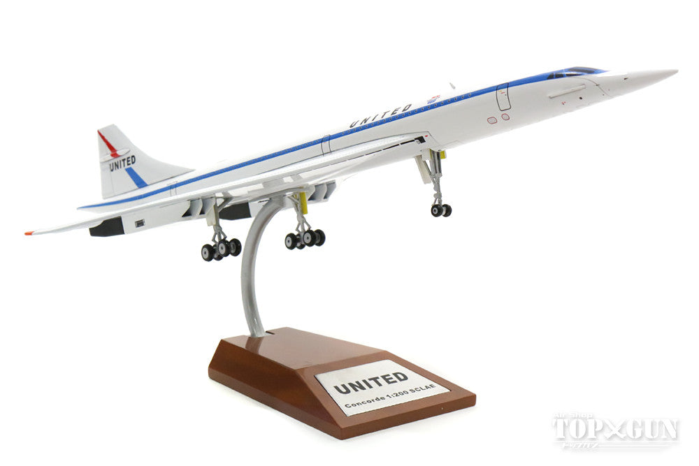 Concorde United Airlines 70s Paint Fantasy (Stand Included) 1/200 *Made of Metal [IFCONC1016]