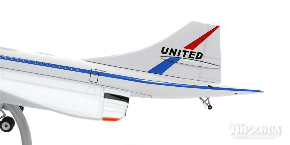 Concorde United Airlines 70s Paint Fantasy (Stand Included) 1/200 *Made of Metal [IFCONC1016]