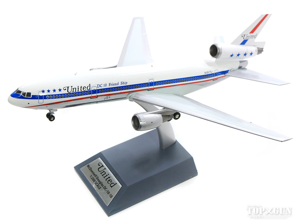 DC-10-10 United Airlines N1817U Polished (stand included) 1/200 [IFDC100517PB]