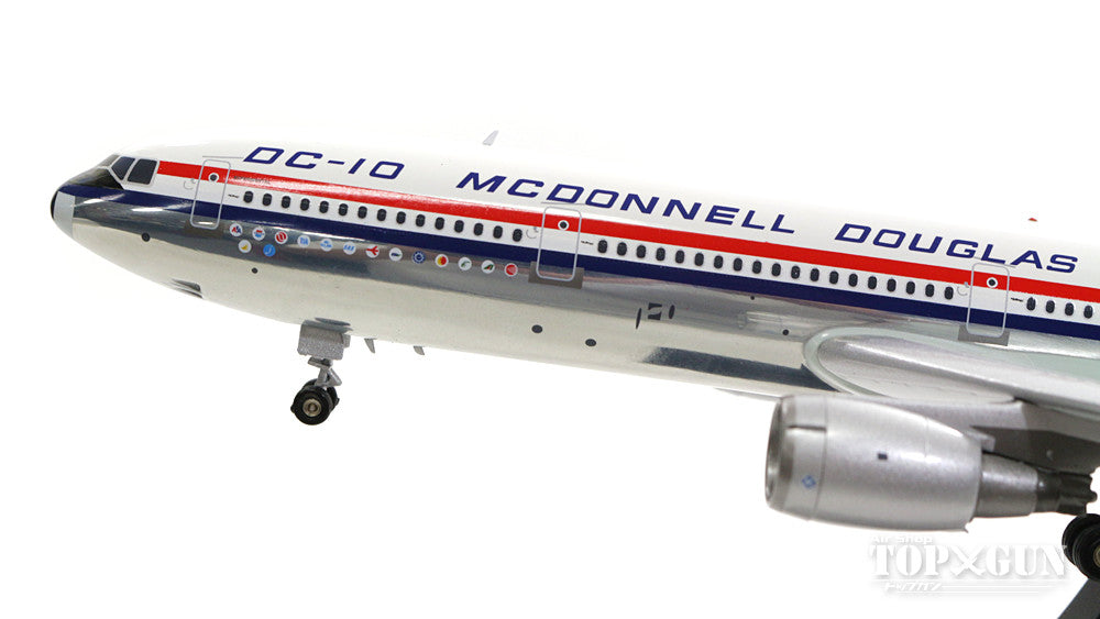 DC-10-10 Douglas House Color 70s Polished Finish N10DC (Stand Included) 1/200 *Made of Metal [IFDC100815P]