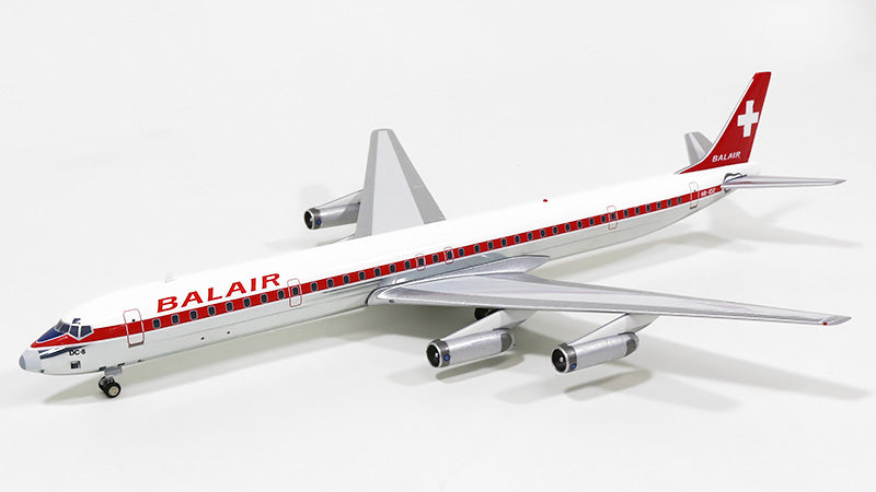 DC-8-63PF Valair (Switzerland) 1980s Red logo Polished finish HB-IDZ 1/200 [IFDC8630115P]