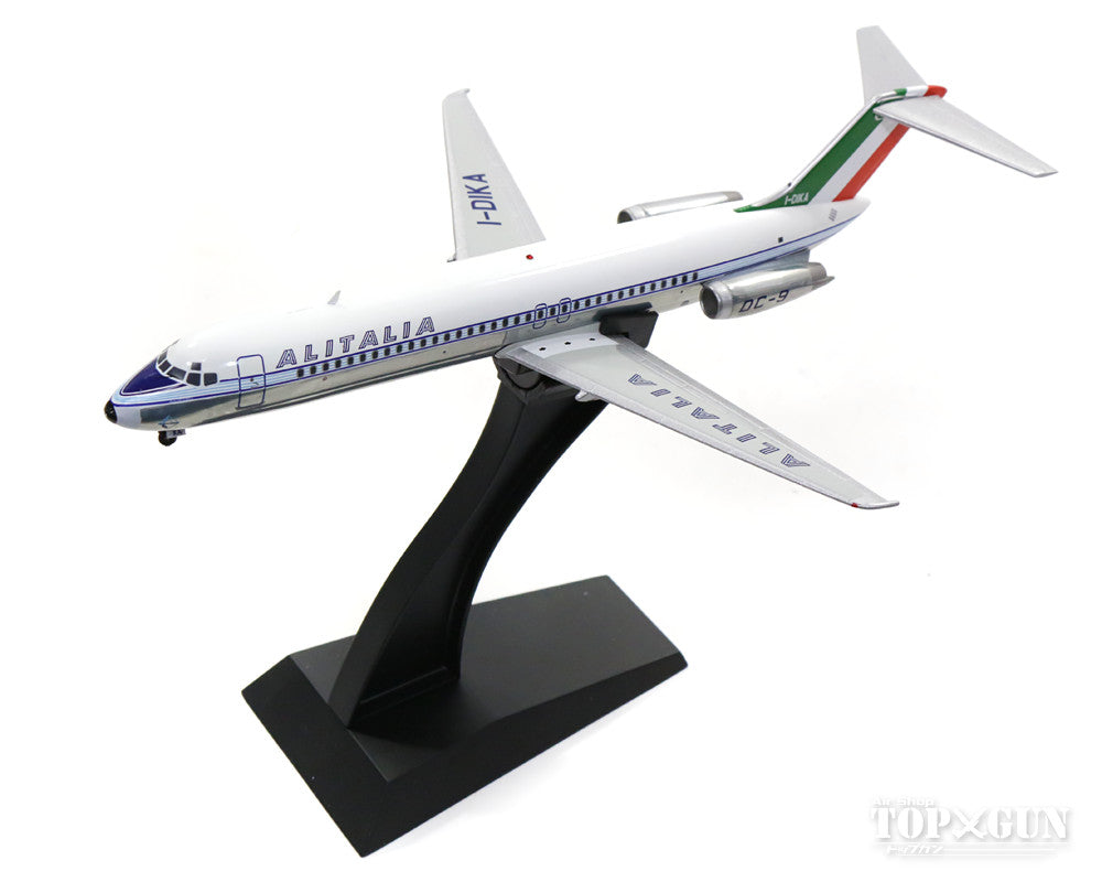 DC-9-32 Alitalia 1960s Polished Finish I-DIKA (Stand Included) 1/200 *Made of Metal [IFDC90816AP]