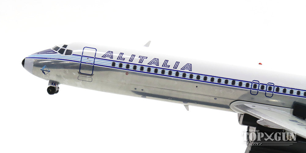 DC-9-32 Alitalia 1960s Polished Finish I-DIKA (Stand Included) 1/200 *Made of Metal [IFDC90816AP]