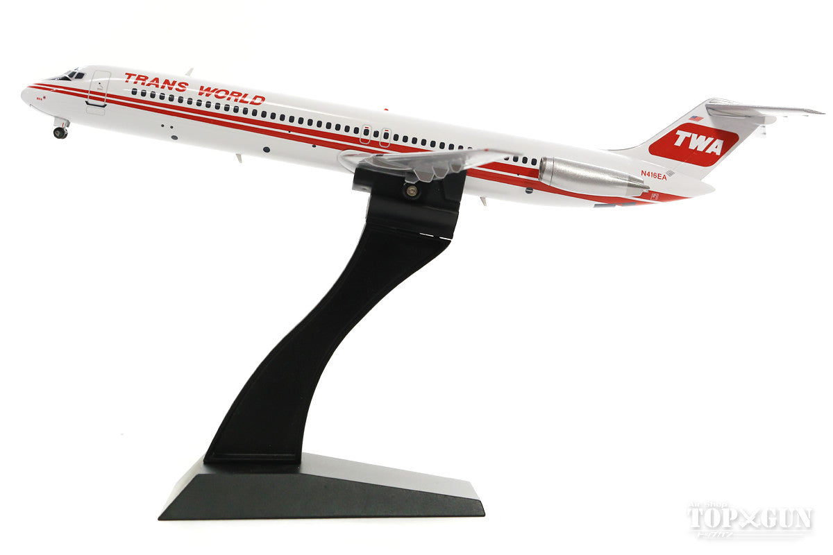 DC-9-51 TWA Trans World Airlines 1990s N416EA (stand included) 1/200 *Made of metal [IFDC950917]