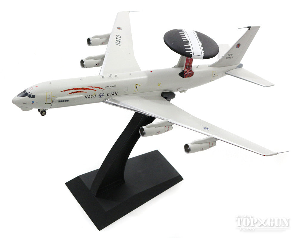 E-3A Sentry NATO Airborne Early Warning and Control Command 1st Squadron Special Paint "NATO Tigers" (Stand Included) Geilenkirchen Base LX-N90458 1/200 *Made of metal [IFE3TIGER001]