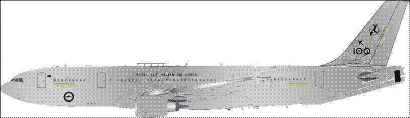 KC-30A (A330-200MRTT) Royal Australian Air Force, No. 86 Wing, No. 33 Squadron, Amberley RAF, A39-002, 1/200 [IFMRTTRAAF002]