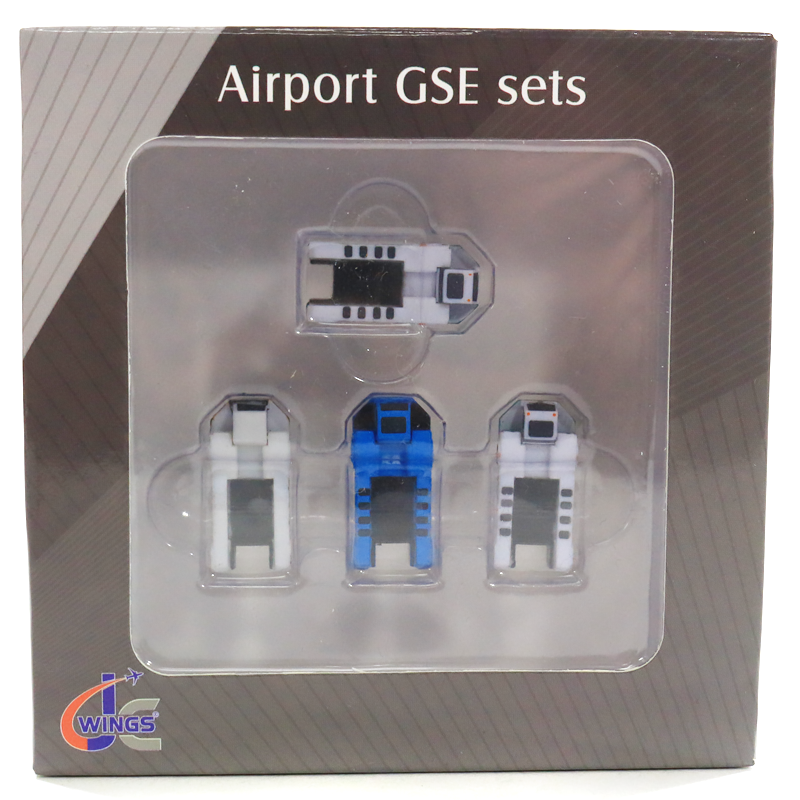 Towing car set of 4 (2 EVA Air, 1 KLM, 1 Blank) 1/400 [JCGSE005]