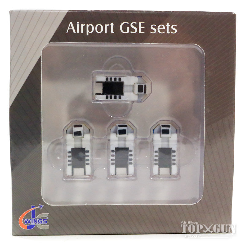 Towing car set of 4 (Swissport x 2/BGS x 2) 1/400 [JCGSE011]