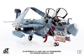 EA-6B アメリカ海軍 第141電子戦飛行隊 「シャドウホークス」 空母セオドア・ルーズベルト搭載 2007年 AJ500/#164401 1/72 [JCW-72-EA6B-002]