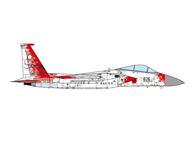 F-15J Air Self-Defense Force 305th Squadron Special Painting "40th Anniversary of the Unit's Founding" 19 Year Hyakuri Base #62-8876 1/72 [JCW-72-F15-012]