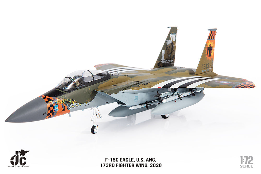 F-15C, United States Air Force, Oregon Air National Guard, 173rd Fighter Wing, 114th Fighter Squadron, special paint job "David Kingsley", Kingsley Field #78-0543, 1/72 [JCW-72-F15-017]