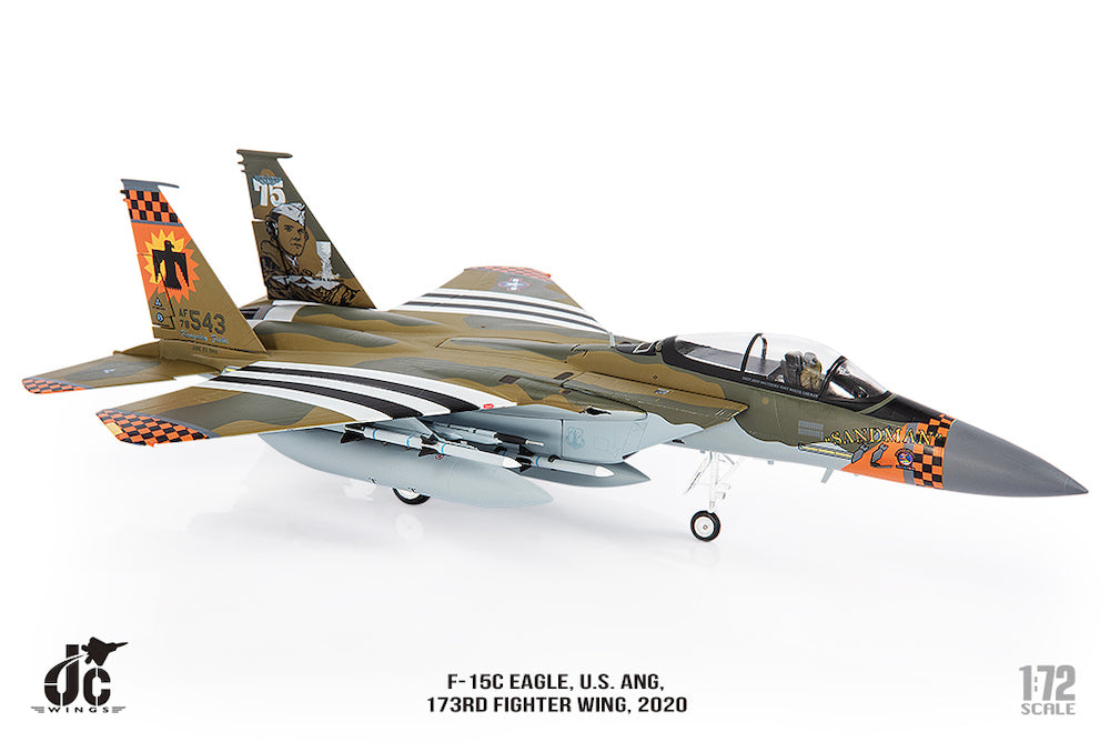 F-15C, United States Air Force, Oregon Air National Guard, 173rd Fighter Wing, 114th Fighter Squadron, special paint job "David Kingsley", Kingsley Field #78-0543, 1/72 [JCW-72-F15-017]