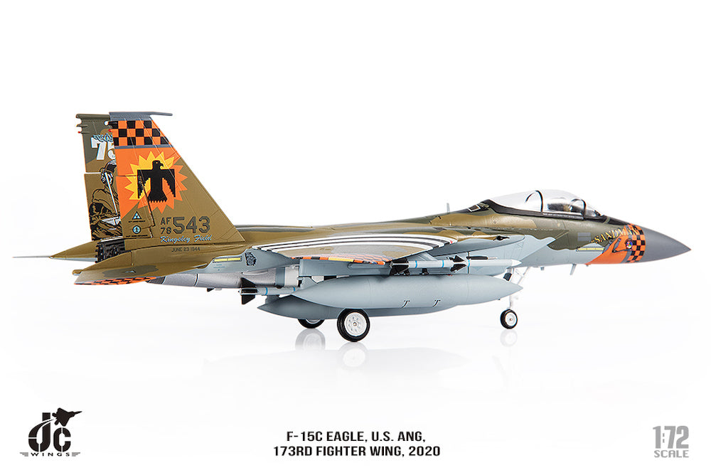 F-15C, United States Air Force, Oregon Air National Guard, 173rd Fighter Wing, 114th Fighter Squadron, special paint job "David Kingsley", Kingsley Field #78-0543, 1/72 [JCW-72-F15-017]