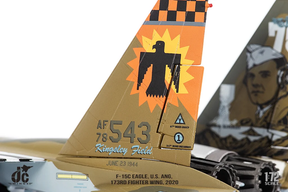 F-15C アメリカ空軍 オレゴン州空軍 第173戦闘航空団 第114戦闘飛行隊 特別塗装「デビッド・キングスレー」 キングスレーフィールド基地 #78-0543 1/72 [JCW-72-F15-017](20240630)