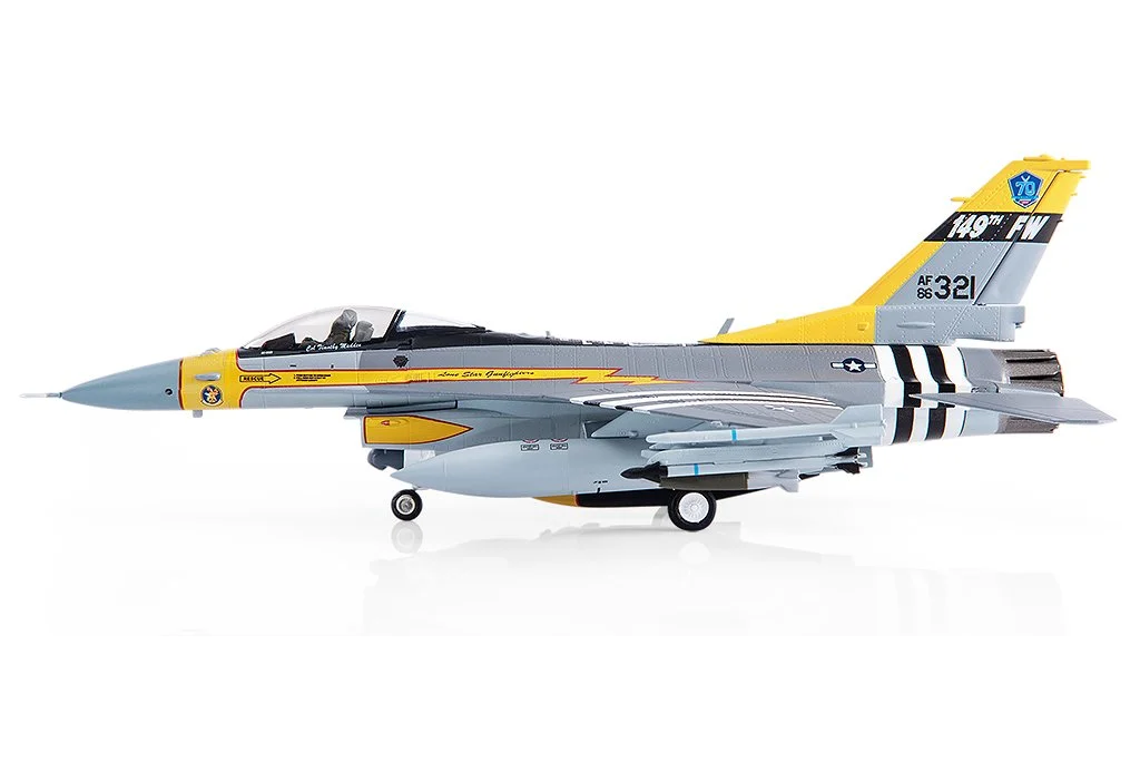 F-16C (Block 30E) USAF Texas 149th Fighter Wing 182nd Fighter Squadron Special Paint "70th Anniversary of the Air Force" 2017 #86-0321 1/72 [JCW-72-F16-013]