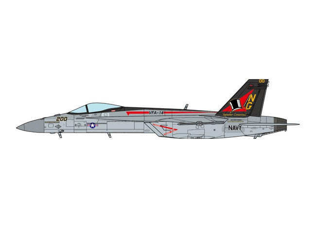 F/A-18E アメリカ海軍 第14戦闘攻撃飛行隊 「トップハッターズ」特別塗装 「創設100周年」 19年 NG200 1/72 [JCW-72-F18-012]