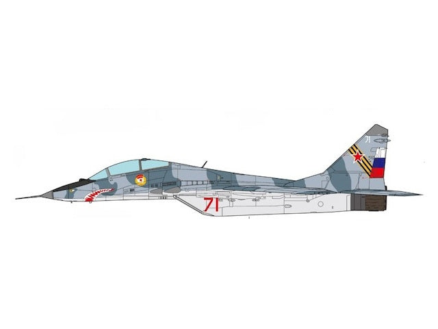 MiG-29UB (two-seater) Russian Air Force 31st Fighter Squadron 2006 #71 1/72 [JCW-72-MG29-009]