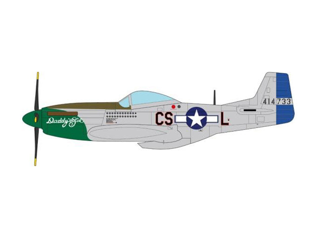 P-51D, U.S. Army Air Forces, 8th Air Force, 359th Fighter Group, 370th Fighter Squadron, Captain Raymond S. Wetmore's "Daddy's Girl" 1945 #44-14733/CS-L 1/72 [JCW-72-P51-003]