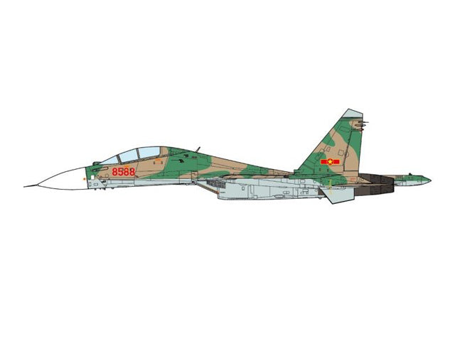 Su-30MK2V (Flanker G) Vietnam Air Force 923rd Regiment 12th Year 1/72 [JCW-72-SU30-009]