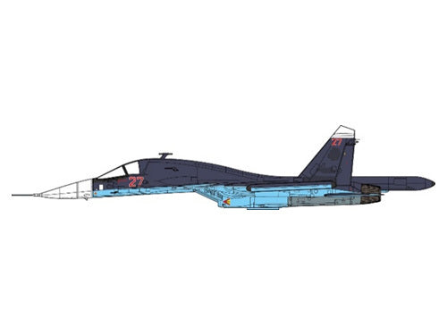 Su-34 Russian Air Force Syrian Civil War Hmeimim Air Base 2015 1/72 [JCW-72-SU34-005]