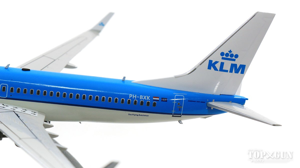 737-800w KLM Royal Dutch Airlines PH-BXK 100th Logo With Stand 1/200 [JF-737-8-010]