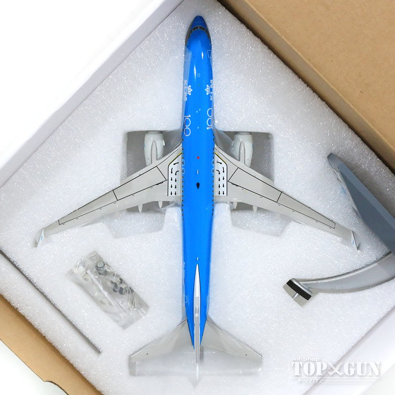 737-800w KLM オランダ航空 PH-BXK 100th Logo With Stand 1/200 [JF-737-8-010]